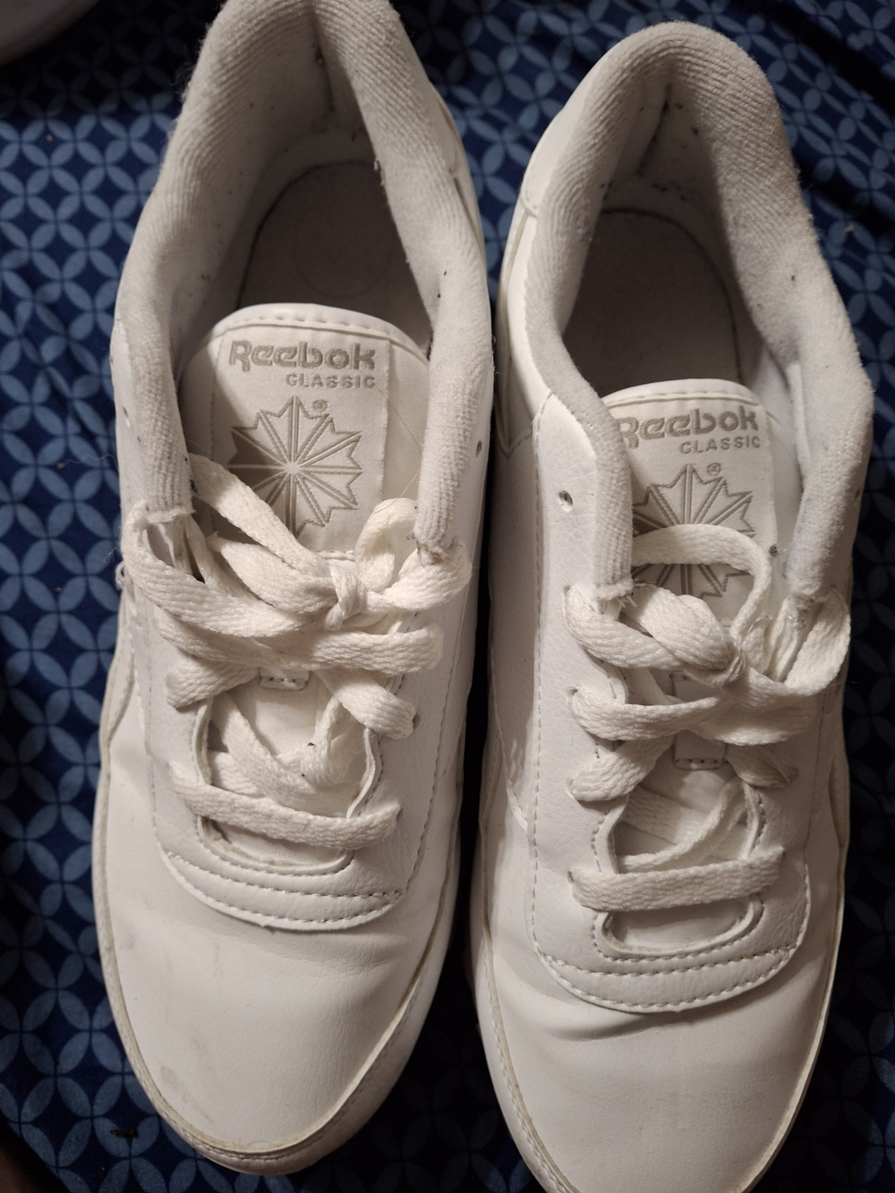 Reebok Classic White Leather Sneakers